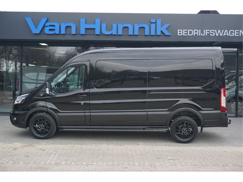 Ford Transit 350L L3H2 Black Raptor AUT-10 RWD 165PK BPM VRIJ Navi, Adap. Cruise, 360° Cam, 3.5T Trekhaak!! NR. A211