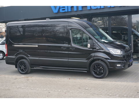 Ford Transit 350L L3H2 Black Raptor AUT-10 RWD 165PK BPM VRIJ Navi, Adap. Cruise, 360° Cam, 3.5T Trekhaak!! NR. A211