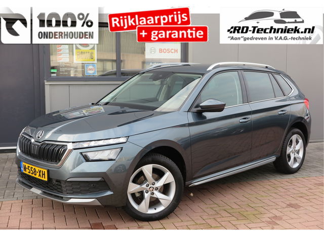 Škoda Kamiq - 1.0 TSI 110pk Style PDC ,LMV,Trekhaak,Stoelverwarming,Cruisecontrol,Achteruitrijcamera, Carplay, Stuurwiel multifunctioneel, Navigatie(via carplay) etc.