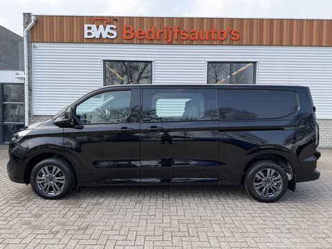 Ford Transit Custom 320 2.0 TDCI L2H1 Trend originele DC 5 persoons / vaste prijs rijklaar € 40.950 ex btw / NIEUW bpm vrij / euro 6 / dubbele schuifdeur / zwart metallic / lichtmetalen velgen !