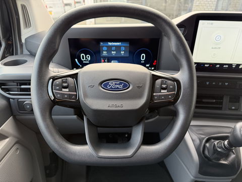 Ford Transit Custom 320 2.0 TDCI L2H1 Trend originele DC 5 persoons / vaste prijs rijklaar € 40.950 ex btw / NIEUW bpm vrij / euro 6 / dubbele schuifdeur / zwart metallic / lichtmetalen velgen !