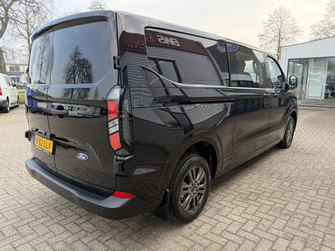 Ford Transit Custom 320 2.0 TDCI L2H1 Trend originele DC 5 persoons / vaste prijs rijklaar € 40.950 ex btw / NIEUW bpm vrij / euro 6 / dubbele schuifdeur / zwart metallic / lichtmetalen velgen !