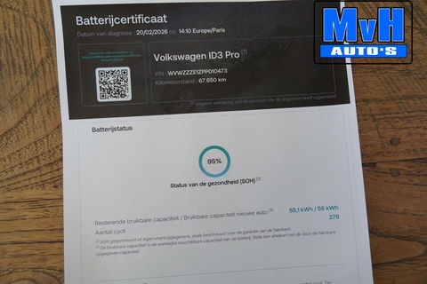 Volkswagen ID.3 Pro 58 kWh|SOH.95%|ADAP.CRUISE|PDC|ORG.NL