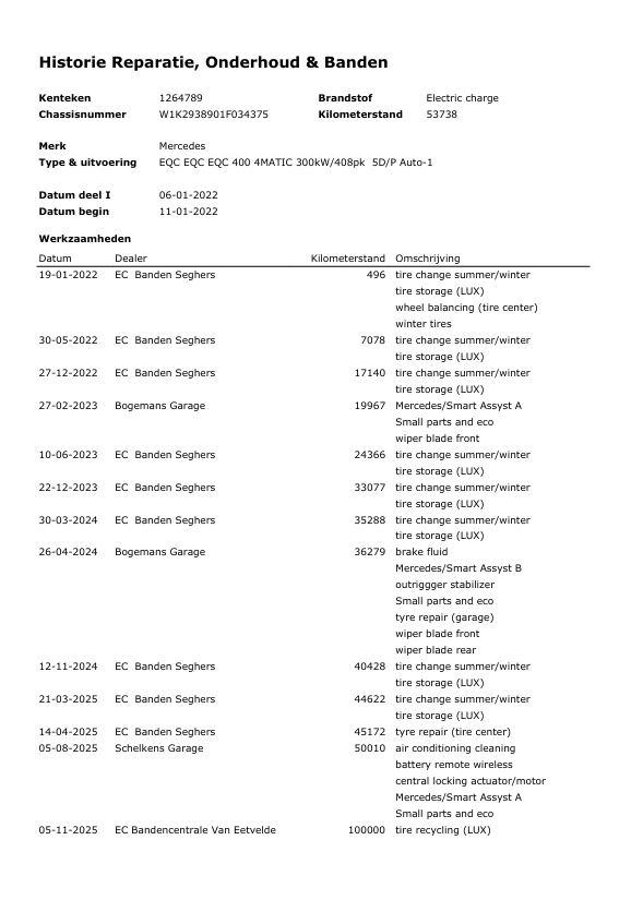 Mercedes-Benz EQC 400 4MATIC Luxury Line 80 kWh CAMERA / MEMMORY / STOELVERWARMING / LEER / DEALER ONDERHOUDEN