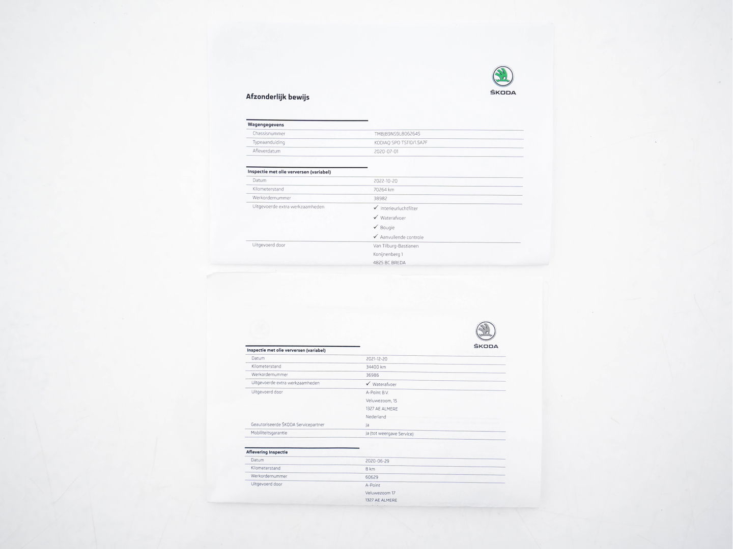 Škoda Kodiaq 1.5 TSI Sportline Business (INCL-BTW) Aut. *PANO | LEATHER-MICROFIBRE | FULL-LED | MEMORY-PACK | DIGI-COCKPIT | NAVI-FULLMAP | CAMERA | DAB+ | AMBIENT-LIGHT | KEYLESS | DAB+ | CARPLAY | PRIVACY-GLASS | 20"ALU*