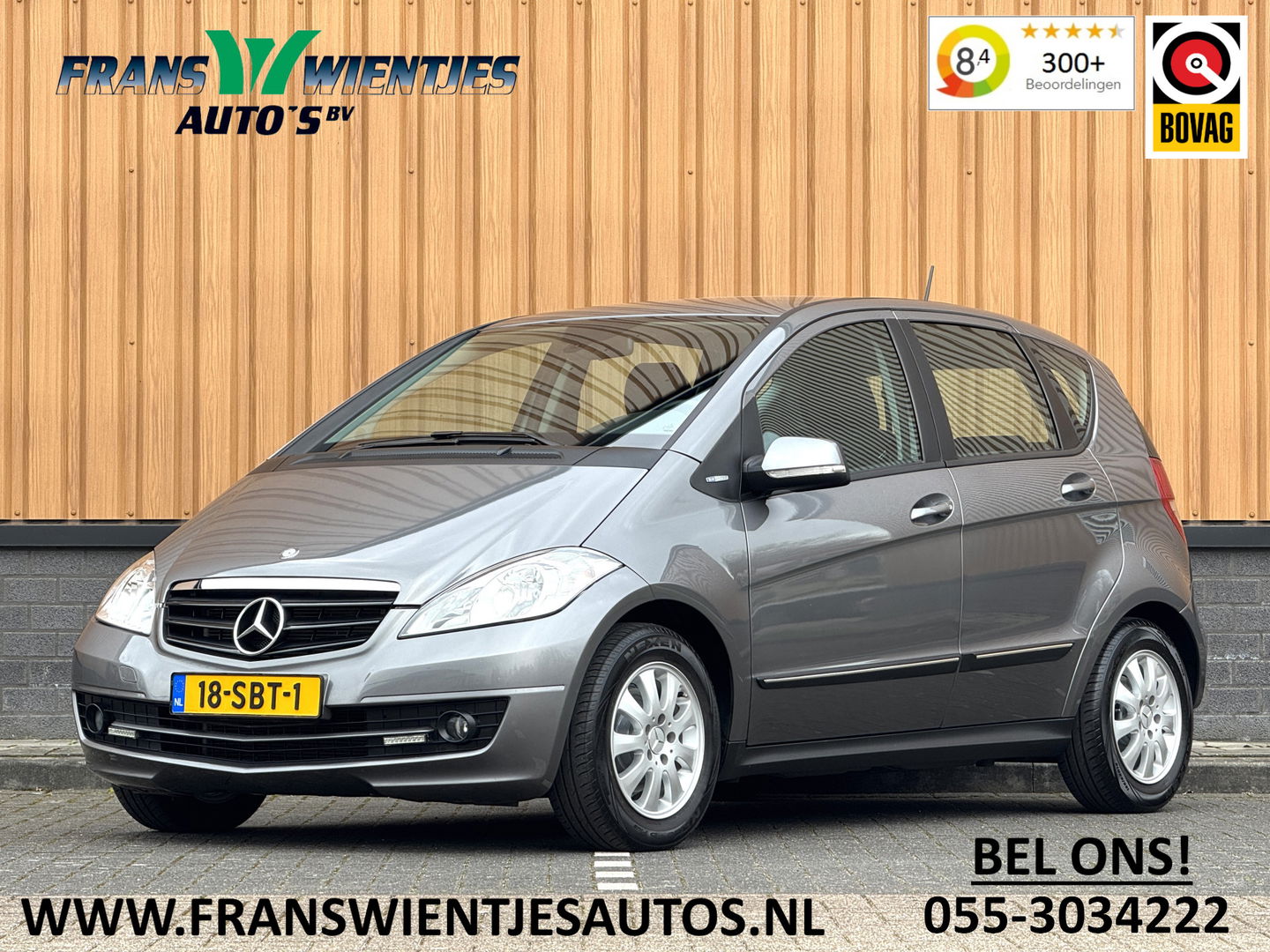 Mercedes-Benz A-Klasse 160 BlueEFF Business Class | Unieke Kilometerstand! | Origineel Nederlands | Bluetooth | Airconditioning | Multifunctioneel Stuurwiel | Automatische Verlichting | Elektrische Spiegels |