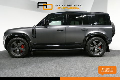 Land Rover Defender 110 2.0 P400e 110 X / Panoramadak / Elektr. verstelbare voorstoelen + memory / Matrix LED / Rondomzichtcamera / HUD / Koelkast in armleuning / Head-up / Apple Carplay - Android Auto / Stoelkoeling & verwarming / Luchtvering / Meridian Surround Sound / Ele