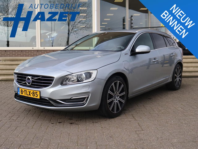 Volvo V60 - 2.4 D6 AWD 285 PK PLUG-IN HYBRID SUMMUM + TREKHAAK | MEMORY | LEDER | STOELVERW. | 18 INCH