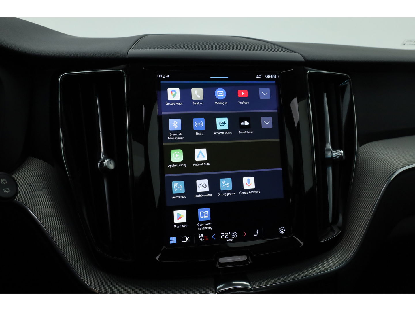 Volvo XC60 2.0 T6 Plug-in hybrid AWD Plus Bright | SOH 99.5 % | Long Range | Leer | ACC | Stoel + stuurverw. | 20 inch | camera |