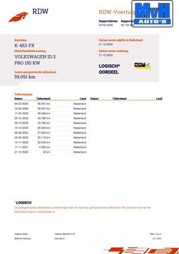 Volkswagen ID.3 First Plus 58 kWh 204PK|SOH.91%|TREKH|LUXE!