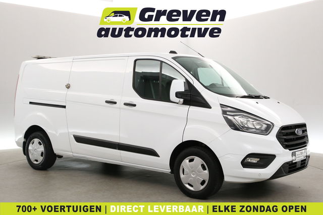 Ford Transit Custom - 2.0 Ecoblue L2H1 130PK | Airco | Cruise | Trekhaak | Parkeersens. | LED | Stoelverw. | 2xSchuifdeur