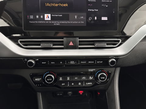 Kia Niro 1.6 GDi Hybrid Dynamic Line (INCL-BTW) Aut* LEATHER-FABRIC | NAVI-FULLMAP | CAMERA | DAB+ | KEYLESS | ECC | DIGI-COCKPIT | ADAPTIVE-CRUISE | HIFTPADDLES | LANE-ASSIST | PDC | 16''ALU*