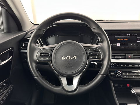 Kia Niro 1.6 GDi Hybrid Dynamic Line (INCL-BTW) Aut* LEATHER-FABRIC | NAVI-FULLMAP | CAMERA | DAB+ | KEYLESS | ECC | DIGI-COCKPIT | ADAPTIVE-CRUISE | HIFTPADDLES | LANE-ASSIST | PDC | 16''ALU*