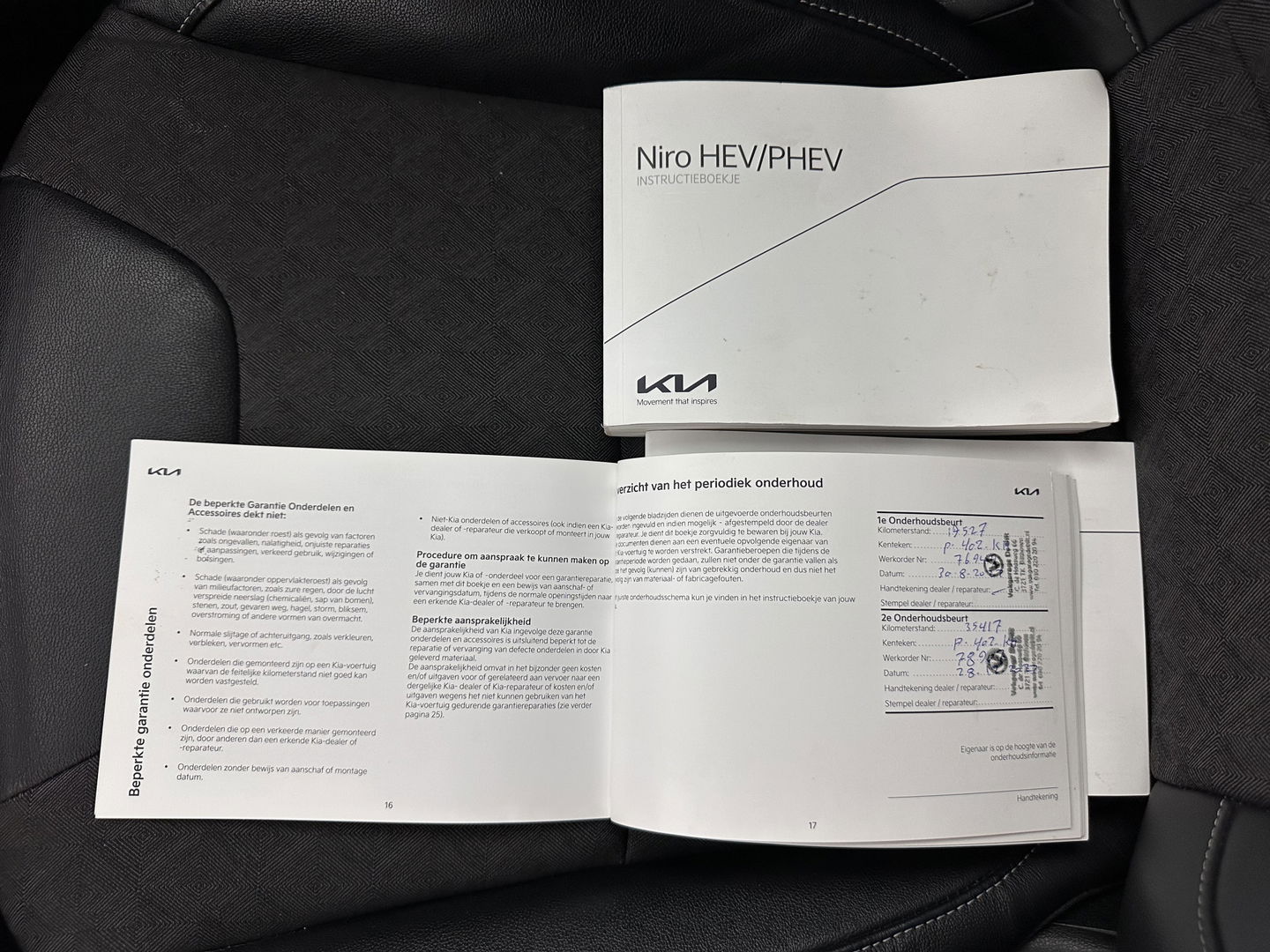 Kia Niro 1.6 GDi Hybrid Dynamic Line (INCL-BTW) Aut* LEATHER-FABRIC | NAVI-FULLMAP | CAMERA | DAB+ | KEYLESS | ECC | DIGI-COCKPIT | ADAPTIVE-CRUISE | HIFTPADDLES | LANE-ASSIST | PDC | 16''ALU*