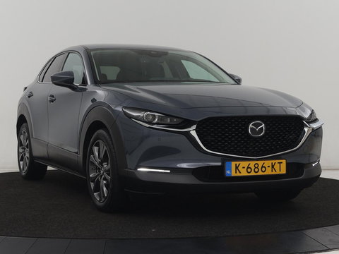 Mazda CX-30 2.0 e-SkyActiv-X M Hybrid Luxury | Leder | Stoelverwarming | Head-Up | Adaptive cruise | Camera | BOSE Sound | Carplay | Navigatie | Keyless | Full LED | Memory | Parkeerhulp