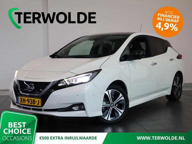Nissan Leaf - Tekna 40 kWh | Stoelverw. voor + achter | Lederen Bekl. | Adapt. Cruise |