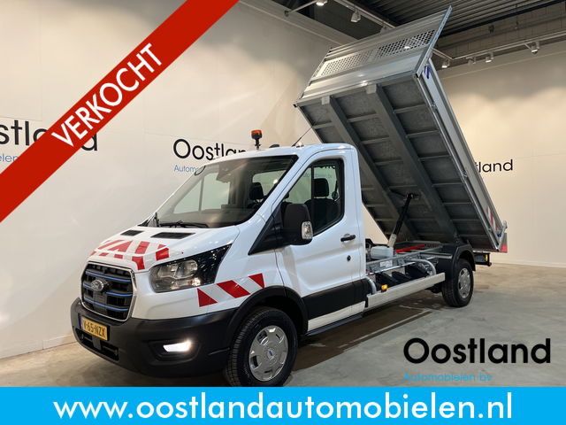 Ford E-Transit - 350 L3 Trend 68 kWh RWD Kipper / Tipper / 100% Elektrisch / Airco / Cruise Control / Camera / CarPlay / Navigatie / 1.000 KM !!