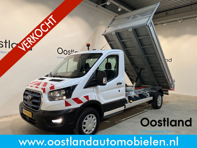 Ford E-Transit - 350 L3 Trend 68 kWh RWD Kipper / Tipper / 100% Elektrisch / Airco / Cruise Control / Camera / CarPlay / Navigatie / 2.200 KM !!