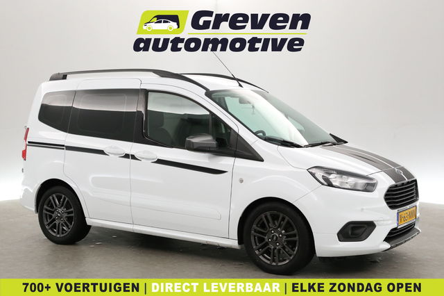 Ford Transit Courier - 1.5 TDCI Sport 100PK 6-bak | 2xSchuifdeur | Airco | Camera | Carplay | Striping | Stoelverw.