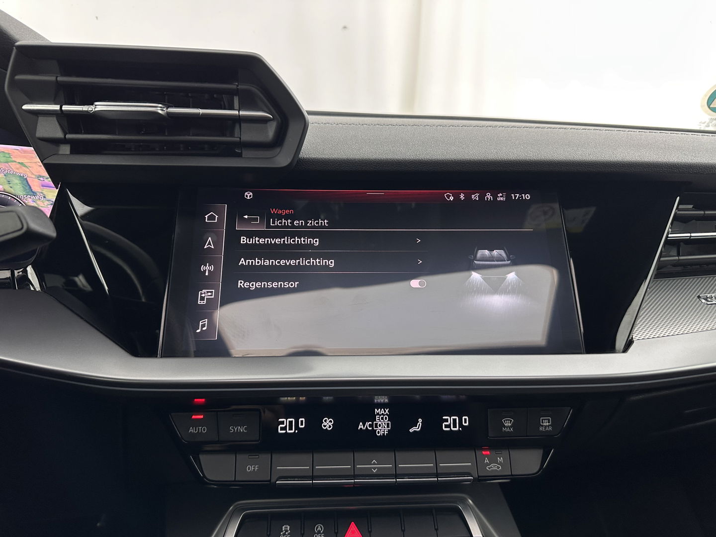 Audi A3 Limousine 35 TFSI S-Line Edition (INCL-BTW) Aut. *PANO | LEATHER-FABRIC | FULL-LED | AMBIENTLIGHT | SPORTSEATS | DIGI-COCKPIT | NAVI-FULLMAP | PRIVACYGLASS | SHIFTPADDLES | DAB+ | ADAPTIVE-CRUISE | 17"ALU*