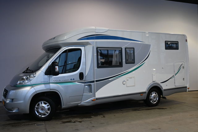 Chausson WELCOME 64 - XXL Garage Airco Vast Bed Toilet/Wasruimte Luifel Ringverwarming Skywindow Inruil Mogelijk!
