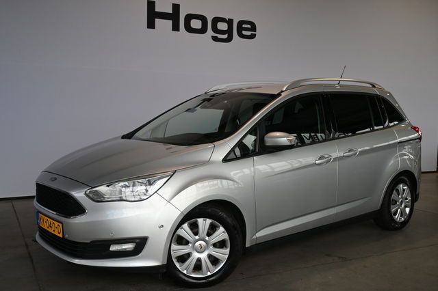 Ford Grand C-Max - 1.0 Trend 7 Persoons Clima Navigatie LED Trekhaak Rijklaarprijs Inruil Mogelijk!