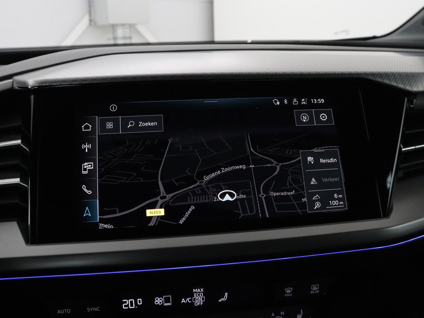 Audi Q4 e-tron 40 Advanced edition 77 kWh | SOH 94% | Stoelverwarming | Matrix LED | Carplay | Virtual Cockpit | 19'' | Parkeerhulp | Navigatie | Audi Sound | Climate control | DAB | Cruise control