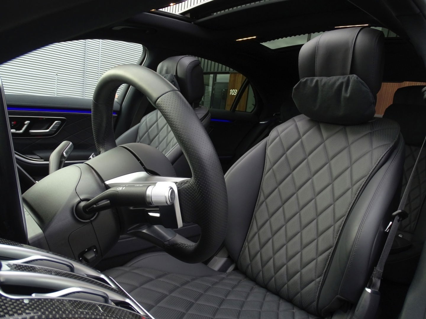 Mercedes-Benz S-Klasse 580 e 4M 510PK Lang AMG Designo / Burmester / carbon / VIP