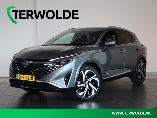Nissan QASHQAI - 1.3 MHEV Xtronic Tekna Plus | AUTOMAAT | Lederen Bekl. | Panoramadak | Head-Up | BOSE Audio |