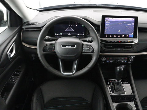 Jeep Compass 1.5T e-Hybrid Limited | 360 Camera | Adaptive cruise | Alpine Sound | Half leder | Carplay | Navigatie | Keyless | Dodehoek detectie | Full LED | Climate control | Bluetooth