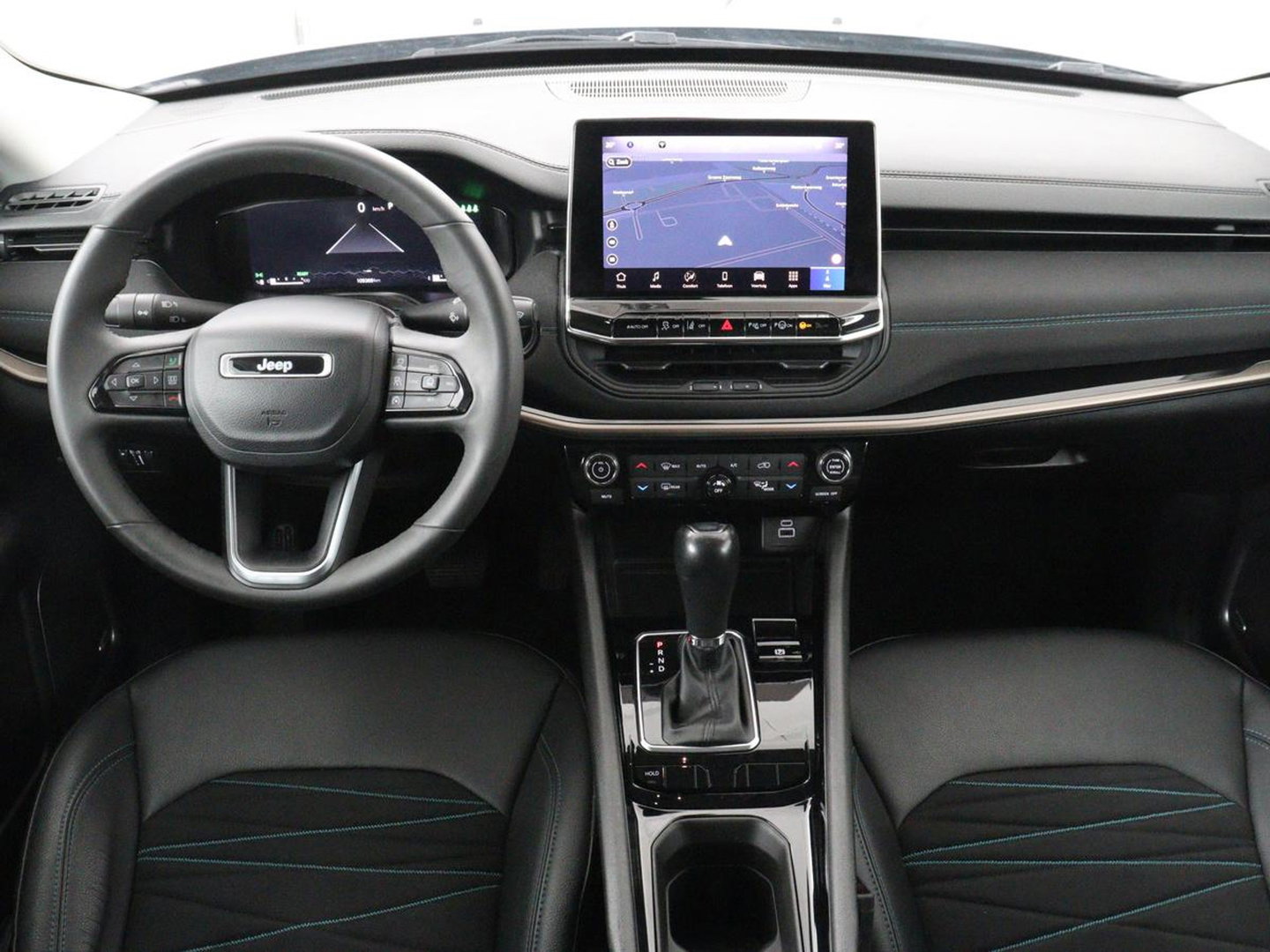 Jeep Compass 1.5T e-Hybrid Limited | 360 Camera | Adaptive cruise | Alpine Sound | Half leder | Carplay | Navigatie | Keyless | Dodehoek detectie | Full LED | Climate control | Bluetooth