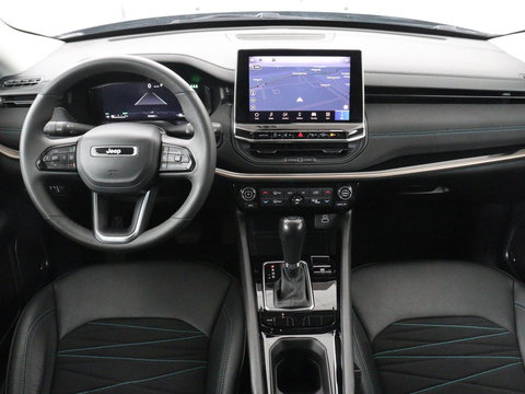 Jeep Compass 1.5T e-Hybrid Limited | 360 Camera | Adaptive cruise | Alpine Sound | Half leder | Carplay | Navigatie | Keyless | Dodehoek detectie | Full LED | Climate control | Bluetooth