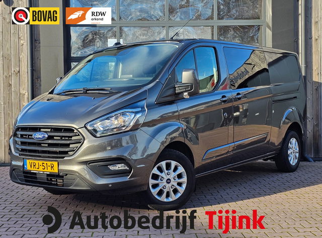 Ford Transit Custom - 300 2.0 TDCI L2H1 Dubbele cabine | 2x Schuifdeur | Xenon | Trekhaak | Camera | PDC |