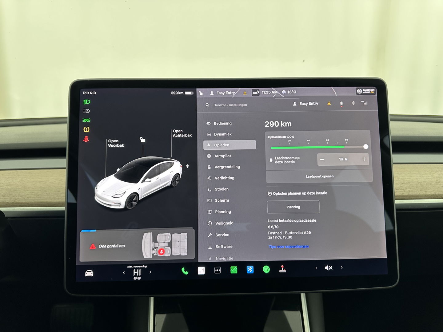 Tesla Model 3 Standard RWD Plus 60 kWh [ 3-Fase-11kW ] {SOH-97%} (INCL.BTW) Aut. *PANO | AUTO-PILOT | LEATHER | KEYLESS | FULL-LED | MEMORY-PACK | TOP-VIEW | DAB | CARPLAY | DIGI-COCKPIT | LANE-ASSIST | COMFORT-SEATS | 18"ALU*