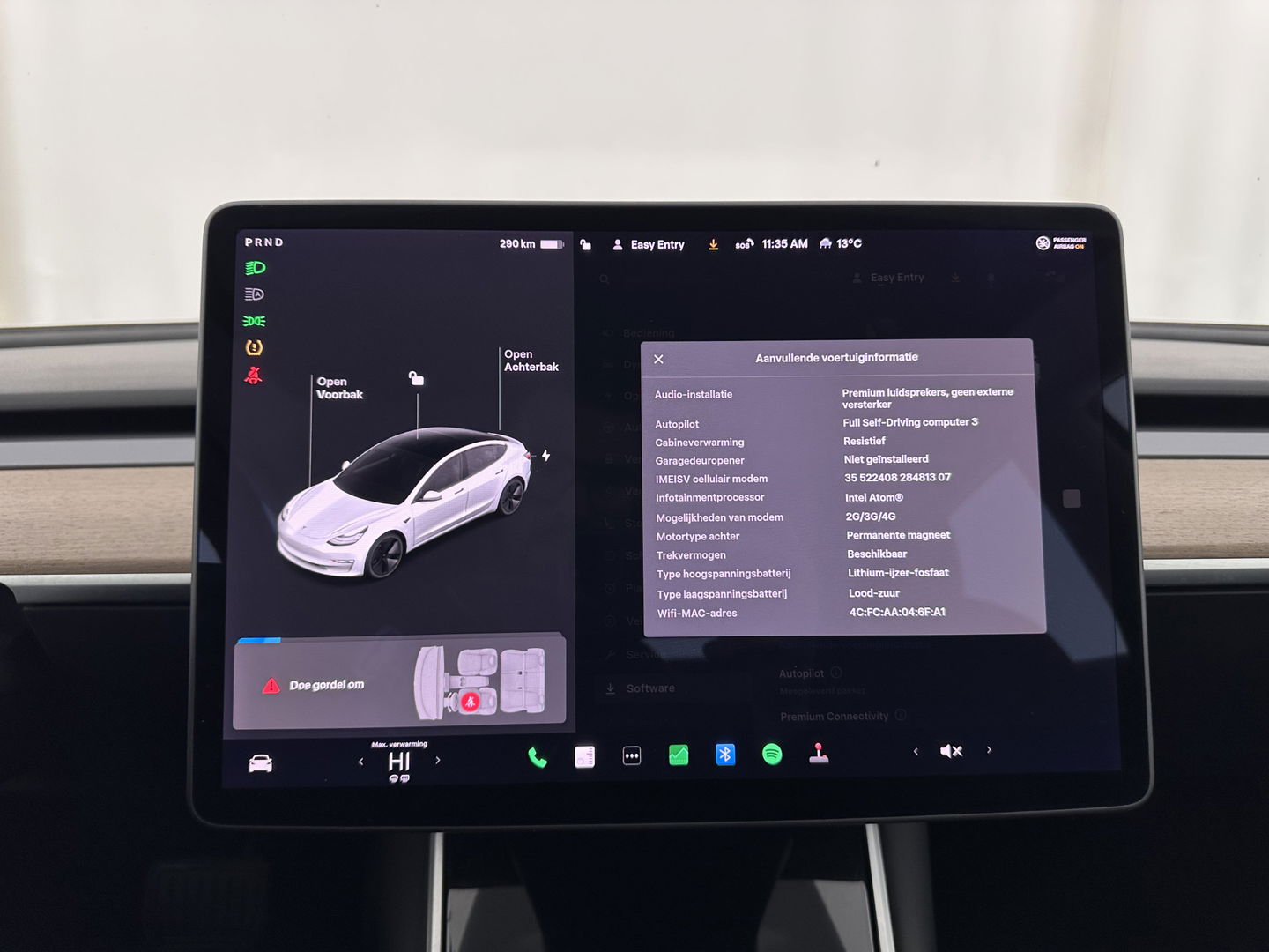 Tesla Model 3 Standard RWD Plus 60 kWh [ 3-Fase-11kW ] {SOH-97%} (INCL.BTW) Aut. *PANO | AUTO-PILOT | LEATHER | KEYLESS | FULL-LED | MEMORY-PACK | TOP-VIEW | DAB | CARPLAY | DIGI-COCKPIT | LANE-ASSIST | COMFORT-SEATS | 18"ALU*