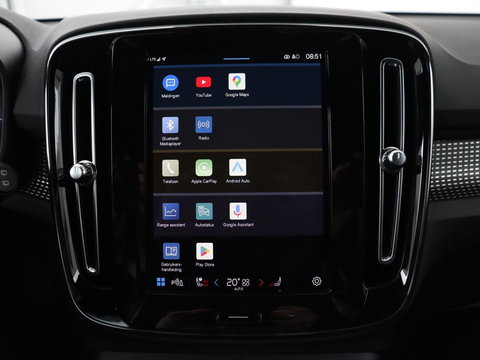 Volvo XC40 Recharge P8 AWD R Design | Stoel & stuurverwarming | Harman/Kardon | Adaptive cruise | Carplay | Navigatie | Keyless | Leder/Alcantara | Parkeerhulp | Full LED