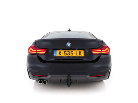 BMW 4 Serie Gran Coupé 420i M-Sportpack High Executive Edition (INCL-BTW) Aut. *LEATHER | FULL-LED | DIGI-COCKPIT | HIFI-SOUND | HEATED-SPORTSEATS | DAB+ | CAMERA | SHIFTPADDLES | PRIVACYGLASS | HEAD-UP | TOWBAR | KEYLESS | CARBON-INLAY | 19''ALU*