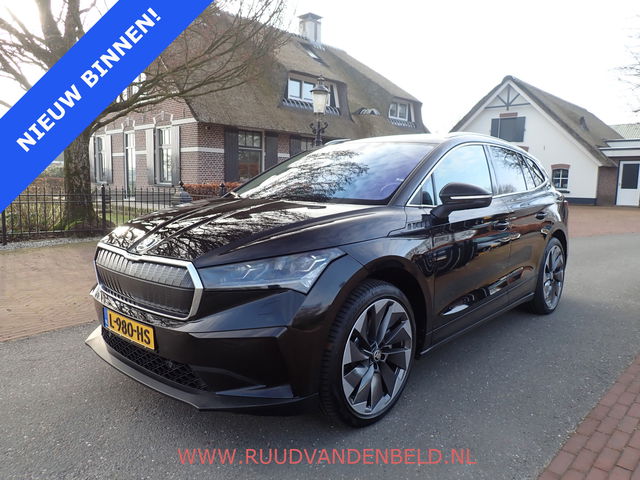 Škoda Enyaq iV - 80 First Edition / SOH 90% / TREKHAAK / STOEL + STUURVERWARMING / 21" INCH