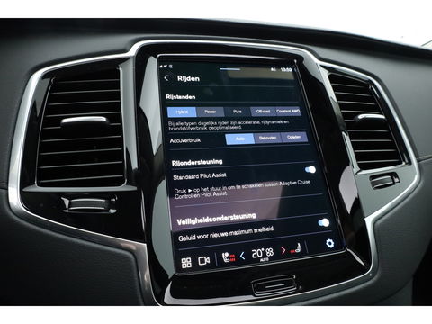 Volvo XC90 2.0 T8 Recharge AWD Ultra Bright | 7 pers. | Pano | 360 camera | HUD | Harman/Kardon | Memory | Bliss | Stoel-Stuurverw. | Google+App.connect | Elek. Klep | 21''