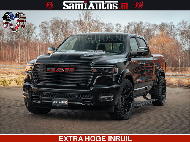 Dodge Ram 1500 - Night Premium | Full Option | De Meest Luxe Pick-Up in zijn Klasse | Comfortabele Dubbele Cabine met Royale 5 Zitplaatsen | BPM vrij | Nu Leverbaar uit Voorraad | Voorraad Nr 2200 - 0886