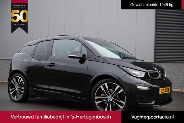 BMW i3 - S 120Ah 42 kWh/184pk/H-Kardon/Sunroof/Adaptive/Carplay/Leder/3-fase/20"