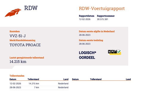 Toyota PROACE Electric Worker 75 kWh SoH 99,6 % - L3 XXL L+R Schuifdeur - Long Range