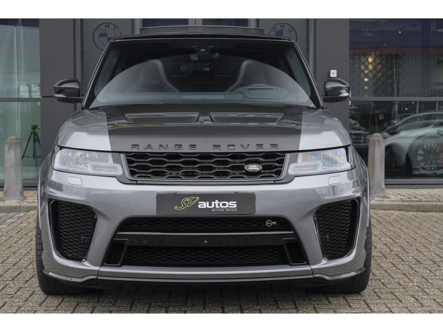Land Rover Range Rover Sport P575 SVR 575pk Panoramadak *BTW* Carbon pakket Head-up Softclose 24" LMV Vossen