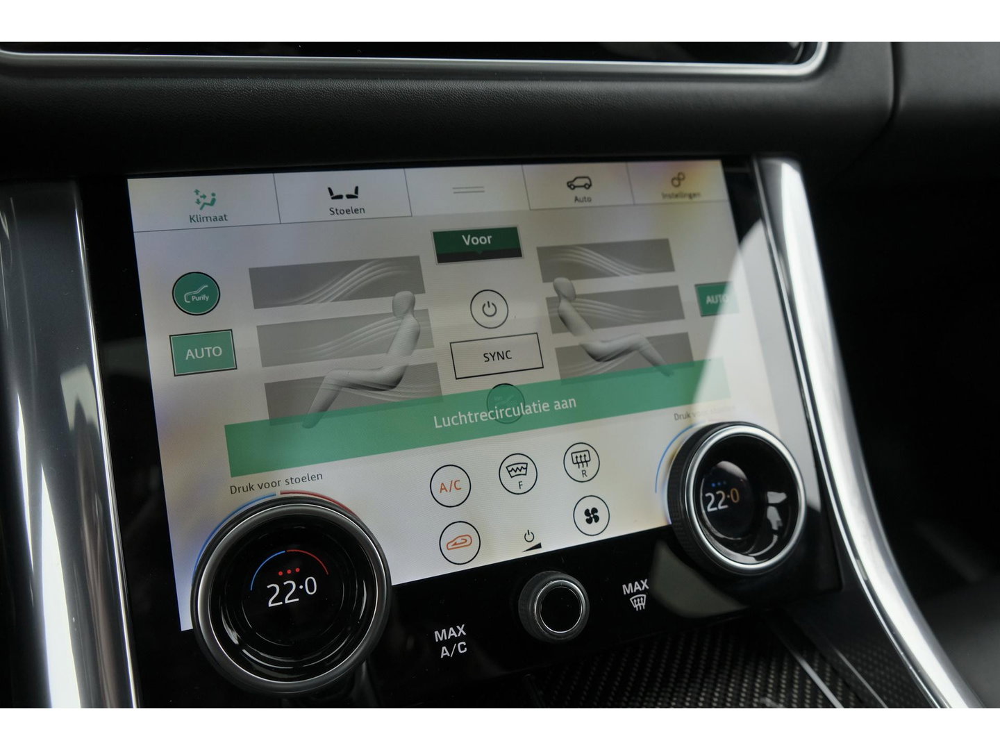 Land Rover Range Rover Sport P575 SVR 575pk Panoramadak *BTW* Carbon pakket Head-up Softclose 24" LMV Vossen