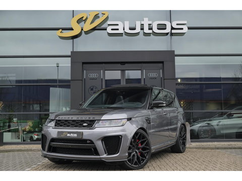 Land Rover Range Rover Sport P575 SVR 575pk Panoramadak *BTW* Carbon pakket Head-up Softclose 24" LMV Vossen