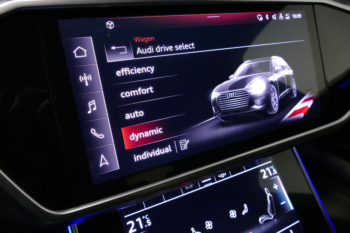 Audi A6 Avant 55 TFSI e quattro Competition / S Line / RS6 look Diffuser / Maxton Design Bodykit V.2 / HD Matrix LED-koplampen / Ambienteverlichting / Stuurwiel- & stoelverwarming / 21'' LMV / Apple Carplay - Android Auto / Trekhaak (zwenkbaar) / Elektr. bedienba