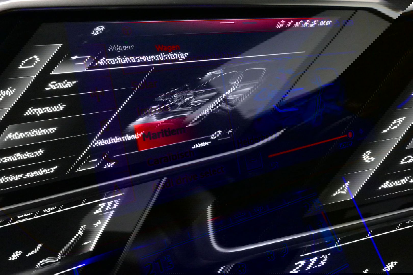 Audi A6 Avant 55 TFSI e quattro Competition / S Line / RS6 look Diffuser / Maxton Design Bodykit V.2 / HD Matrix LED-koplampen / Ambienteverlichting / Stuurwiel- & stoelverwarming / 21'' LMV / Apple Carplay - Android Auto / Trekhaak (zwenkbaar) / Elektr. bedienba