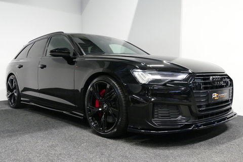 Audi A6 Avant 55 TFSI e quattro Competition / S Line / RS6 look Diffuser / Maxton Design Bodykit V.2 / HD Matrix LED-koplampen / Ambienteverlichting / Stuurwiel- & stoelverwarming / 21'' LMV / Apple Carplay - Android Auto / Trekhaak (zwenkbaar) / Elektr. bedienba