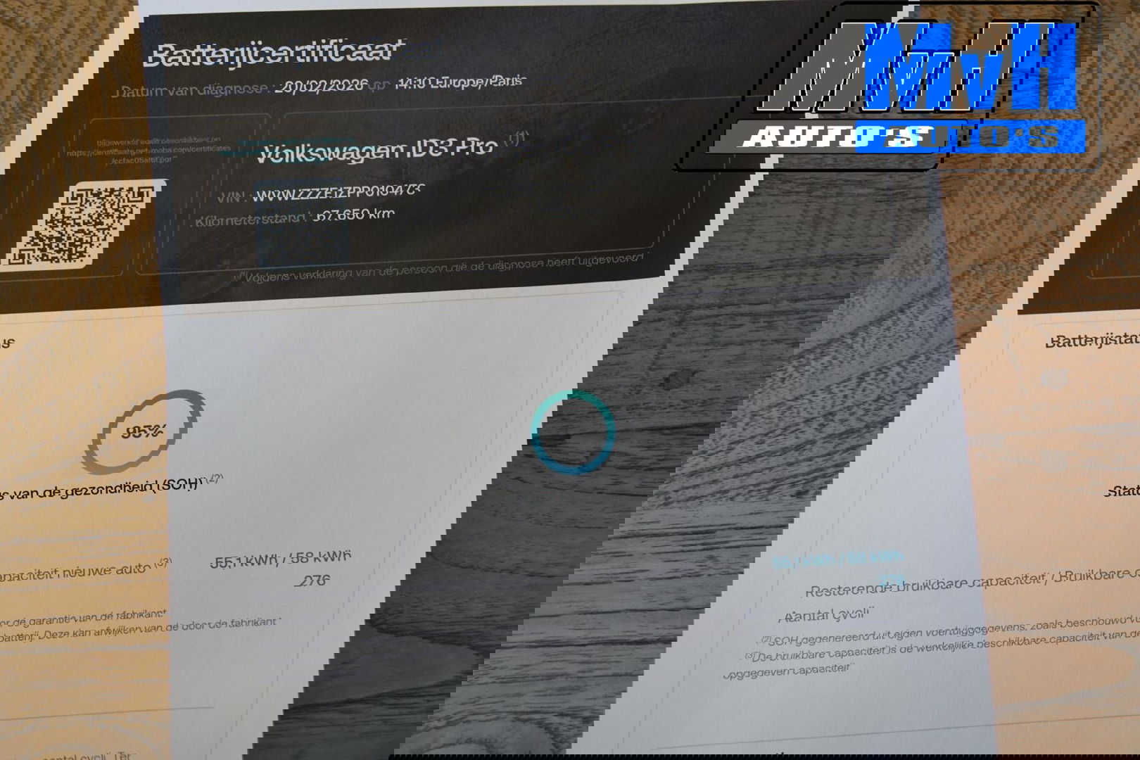 Volkswagen ID.3 Pro 58 kWh|SOH.95%|ADAP.CRUISE|PDC|ORG.NL