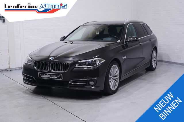 BMW 5 Serie - Touring 535d Luxury line NAP Navi Head up Sportstoelen Leder Camera Harman Kardon PDC v+a
